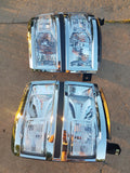 14-16 Chevy Silverado 1500 Headlights + Clear Reflectors (Crystal)