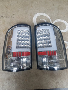 07-14 GMC Sierra Tube LED Tail Light (Chrome/White)