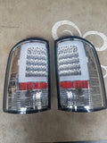 07-14 GMC Sierra Tube LED Tail Light (Chrome/White)