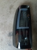 99-07 Silverado/Sierra Tube Style LED Tail Lights (Black Smoked)