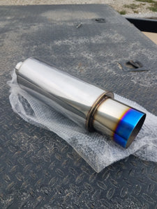 Import Burnt Tip Exhaust Muffler Tip