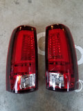 99-07 Silverado/Sierra Tube Style LED Tail Lights (Classic-Red)