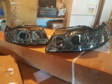 99-04 Ford Mustang Headlights (Smoke-Halo)