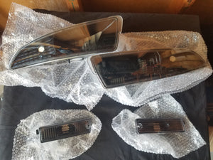 93-97 Camaro Front and Rear Turn Signals (Black)