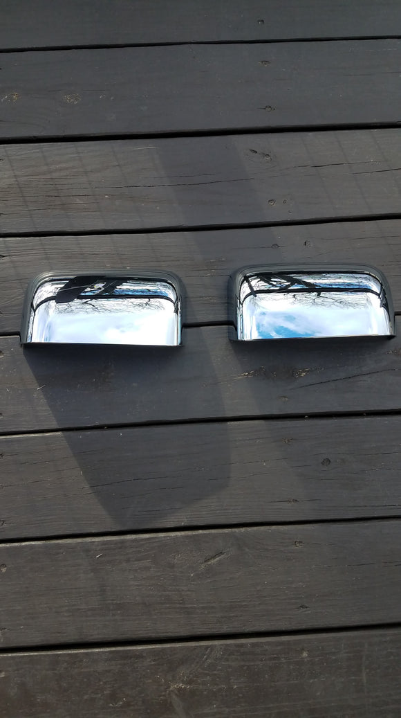 08-16 Ford F-250 - F-550 Tow Mirrors Top Cap Covers (Chrome)