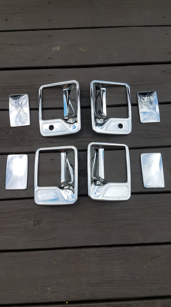 99-16 F-250-F-550 4 Door Handle Covers (Chrome)