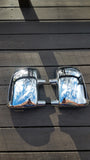 99-07 Ford F-250 - F-550 Tow Mirrors Covers (Chrome)