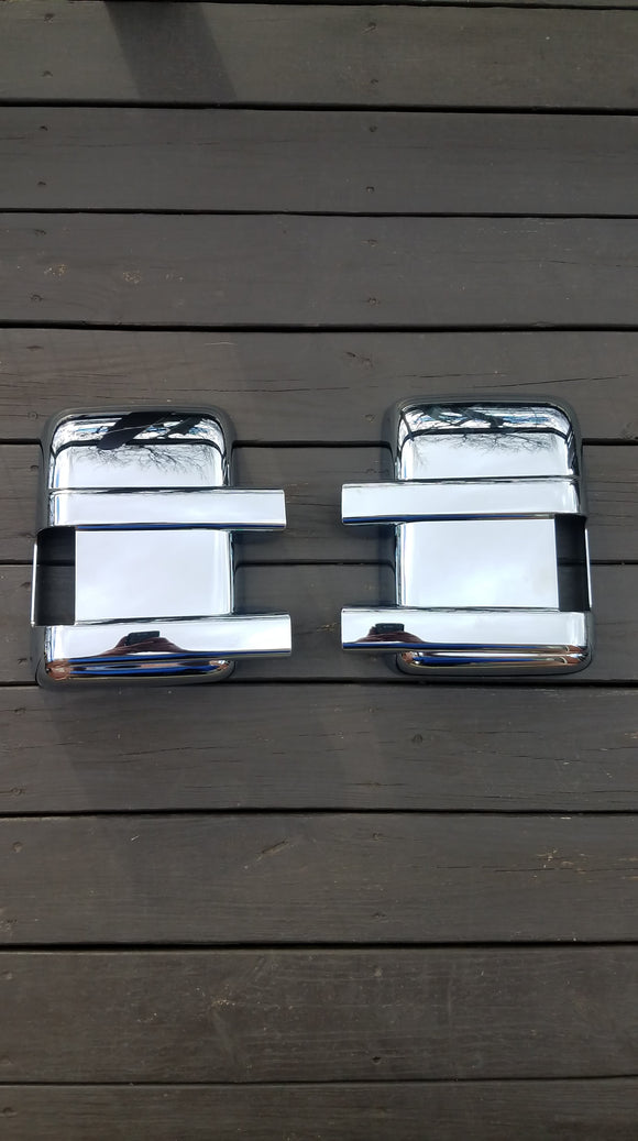 08-16 Ford F-250/F-350 Tow Mirror Covers (Chrome)