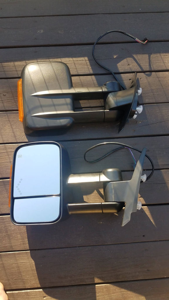 07-14 Silverado/Sierra Tow Mirrors  (Power/Heat/Amber-LED Signal) [Tahoe, Suburban, Yukon, Avalanche]