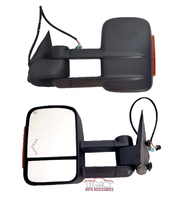 03-07 Silverado/Sierra Tow Mirrors (Power/Heat-Amber LED Signal) [Tahoe, Suburban, Yukon, Avalanche]