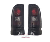 94-02 Dodge Ram 1500/2500/3500 Tail Lights (Black-Smoke)