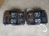 07-14 GMC Sierra O-Halo Projector Headlights (Choose a Color)