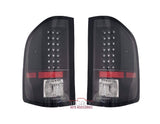 07-14 Silverado LED Tail Lights (Black Housing) [LEGACY]