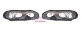 98-02 Chevy Camaro Black Headlights