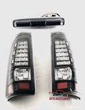 99-07 Silverado/Sierra LED Tail Lights (Black)