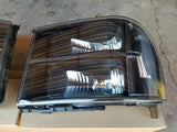 07-14 GMC Sierra Black Headlights (Clear Reflectors)