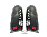 99-07 Silverado/Sierra LED Tail Lights (Black)