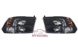 09-18 Dodge Ram Headlights (Black/Clear/Amber)