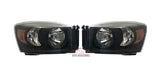 06-09 Dodge Ram Headlights (Black/Clear)
