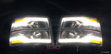 07-14 Silverado Wide LED DRL Head Lights (Choose a Color)