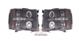 07-14 Silverado O-Halo Head Lights (Choose a Color)
