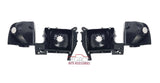 94-02 Dodge Ram Black Headlights