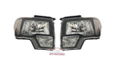 09-14 F-150 Black Headlights (Clear Reflectors)
