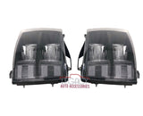 07-14 Silverado Headlights (Black Housing w/ Clear Reflectors)