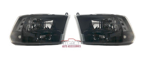 09-18 Dodge Ram Headlights (Black/Clear/Clear)
