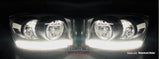 06-09 Dodge Ram LED DRL Headlights (Choose a Color)