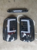 07-14 GMC Sierra Tube LED Tail Light (Black-Clear)