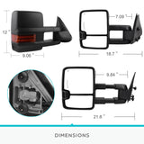 BUILD YOUR OWN: 03-07 Silverado/Sierra Tow Mirrors [Tahoe, Suburban, Yukon, Avalanche]