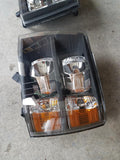 07-14 Silverado Headlights (Black Housing w/ Amber Reflectors)