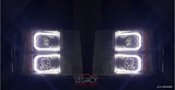 07-14 GMC Sierra C-Bar LED Projector Headlights (Black)