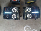 07-14 Silverado O-Halo Head Lights (Choose a Color)