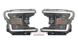 17-19 F150 Retrofit Black Switchback Headlights