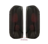 87-97 Ford F-150/F-250/F-350/Bronco Tail Lights (Black-Smoke)