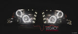 09-18 Dodge Ram Halo LED Projector Headlights (Choose a Color)