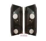 87-97 Ford F-150/F-250/F-350/Bronco Tail Lights (Black-Smoke)