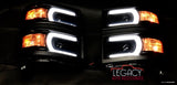 14-15 Silverado 1500 C-Tube "Halo" Head Lights (Black/Smoked)