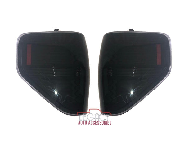 09-14 Ford F-150 LED Tail Lights (Black-Smoked)