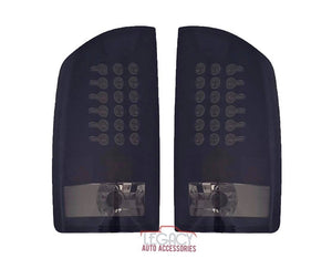02-06 Dodge Ram Led Tail Lights (Black/Smoked)