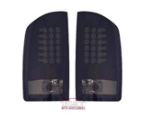 02-06 Dodge Ram Led Tail Lights (Black/Smoked)