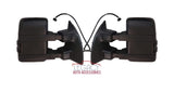 99-07/08-16 F-250/F-350 [NEW STYLE] Tow Mirrors (Power/Heat/Smoked Signal + Signal In Glass)