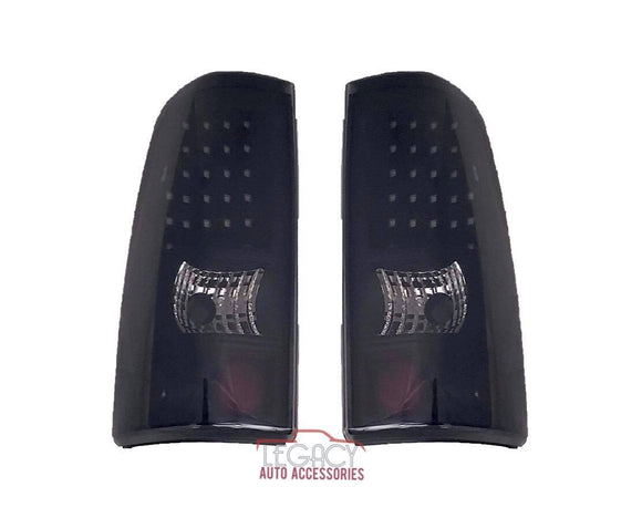 99-07 Silverado/Sierra LED Tail Lights (Black-Smoke)