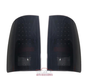 09-18 Dodge Ram Led Tail Lights (Black-Smoked)