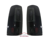 99-07 Silverado/Sierra Tube Style LED Tail Lights (Black Smoked)