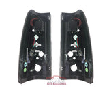 99-07 Silverado/Sierra Tube Style LED Tail Lights (Chrome-Clear)