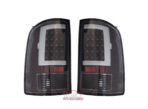 07-14 GMC Sierra Tube LED Tail Light (Black-Clear)