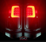 94-02 Dodge Ram 1500/2500/3500 C-Tube LED Tail Lights (Black-Smoke)